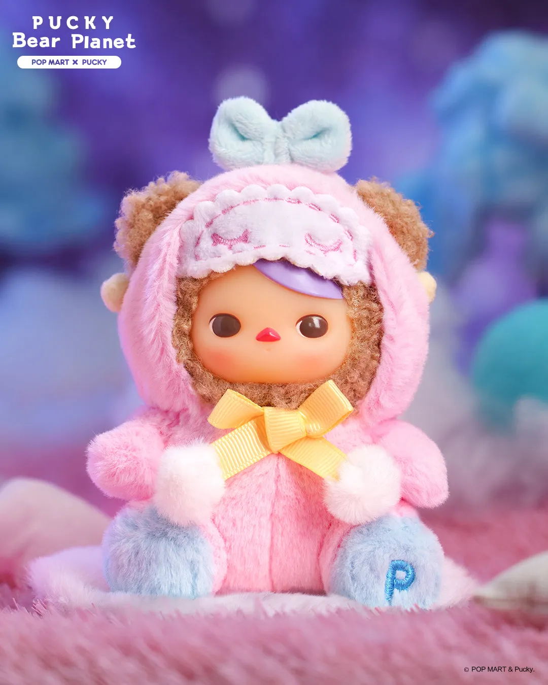 POP MART Pucky Bear Planet Series - Plush Blind Box