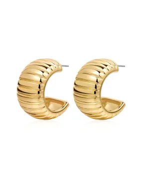 Remy Ridged Hoops