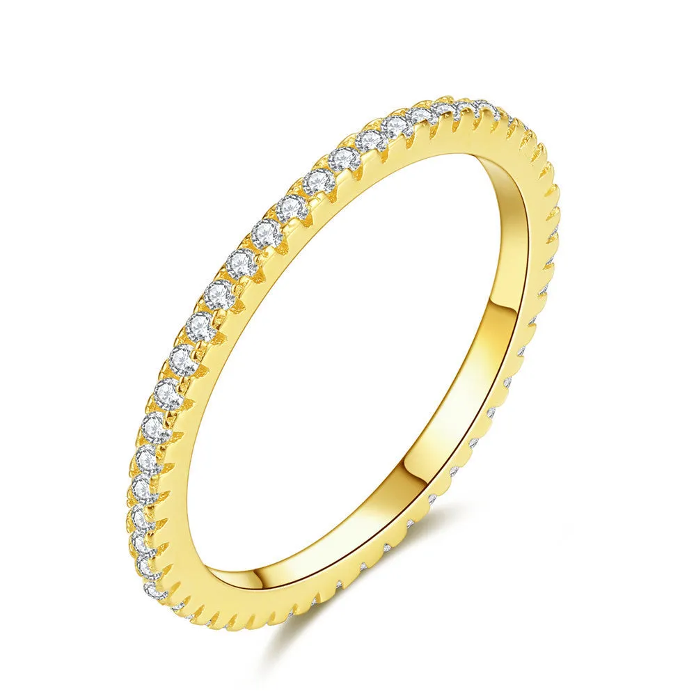 Ring | LeeLoo Eternity Love Band | 18K Gold Plated