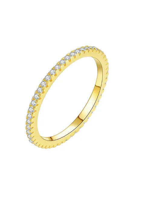 Ring | LeeLoo Eternity Love Band | 18K Gold Plated