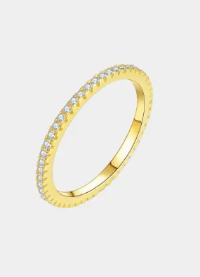 Ring | LeeLoo Eternity Love Band | 18K Gold Plated