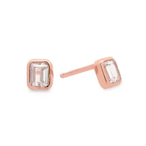 Rose Gold Blanca Studs