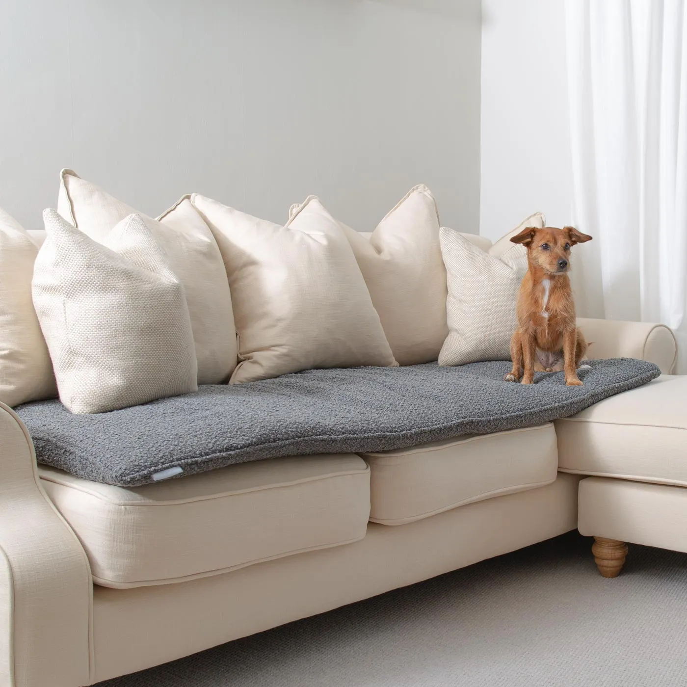 Sofa Topper in Bouclé by Lords & Labradors