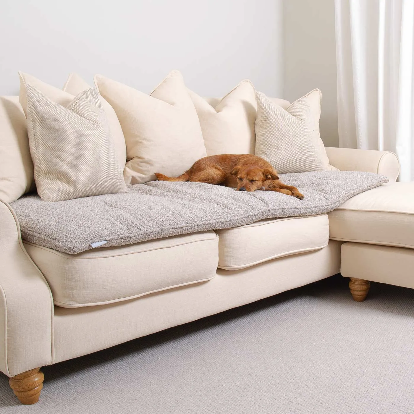 Sofa Topper in Bouclé by Lords & Labradors