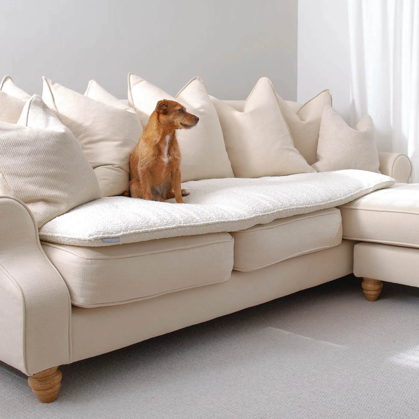 Sofa Topper in Bouclé by Lords & Labradors