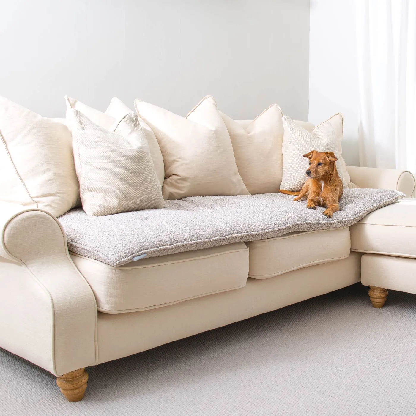 Sofa Topper in Bouclé by Lords & Labradors