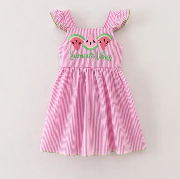 SUMMER VIBES WATERMELON DRESS