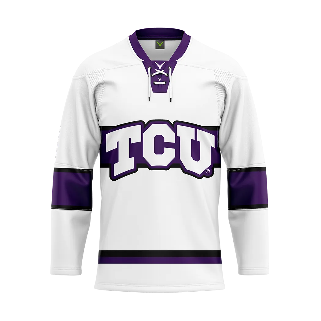 TCU White Replica Sublimated Jersey