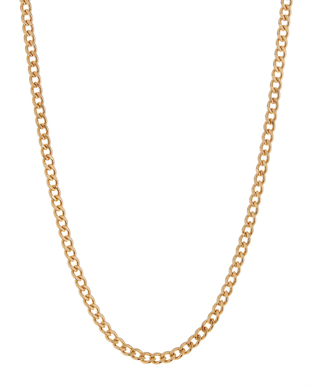 The Classique Skinny Curb Chain (5mm)- Gold